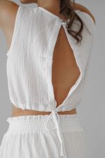 Müslin Crop Top - Görsel 10